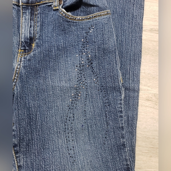 Womens Zena Jeans with rhinestones..Size 4 - Picture 6 of 13